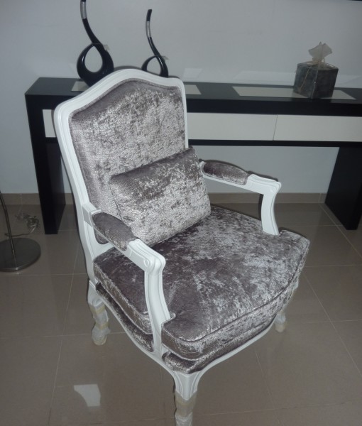 Cadeirao Rustico Cinza e br